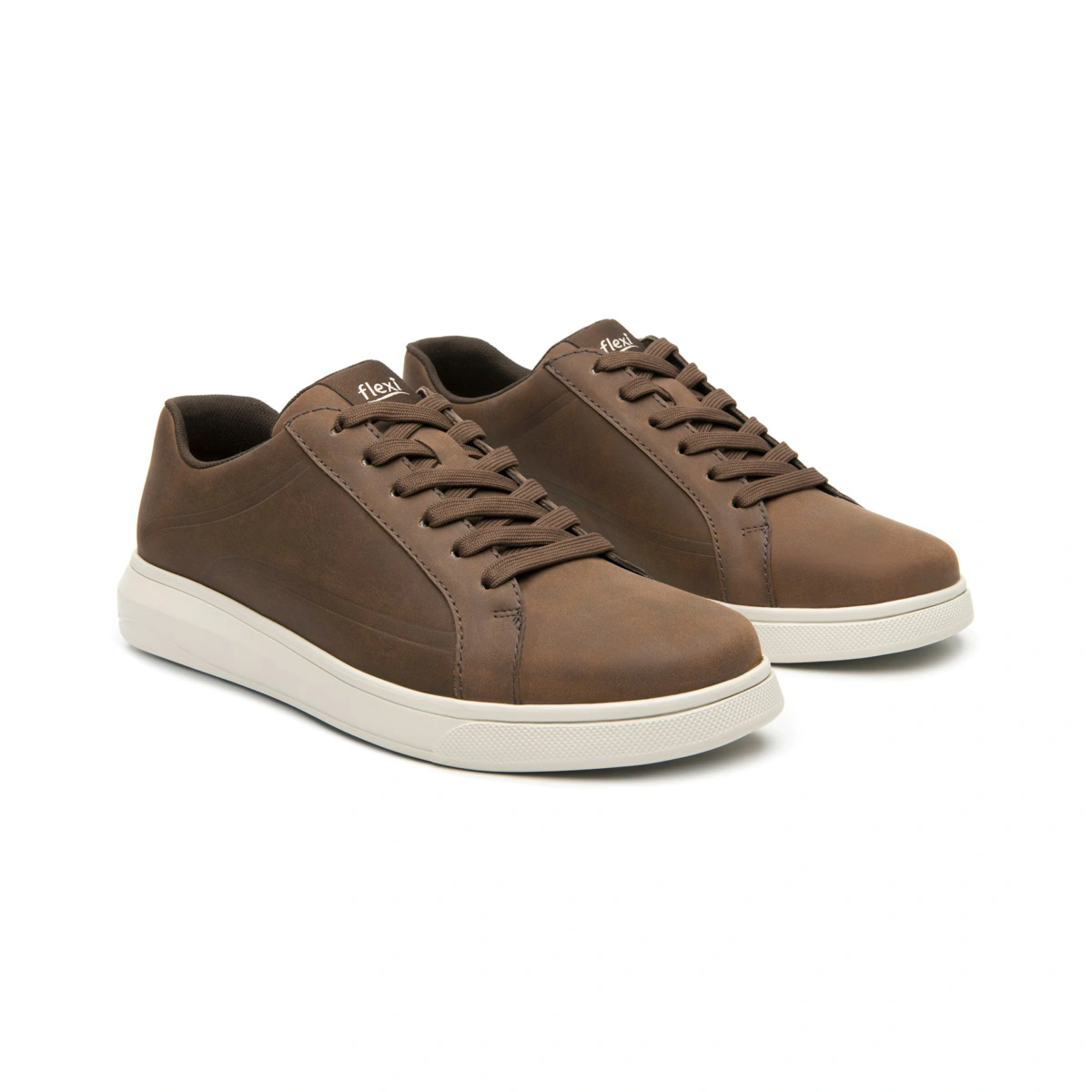 Sneaker Casual Flexi para Caballero con Suela Ultra Liviana Estilo 415301 Moka