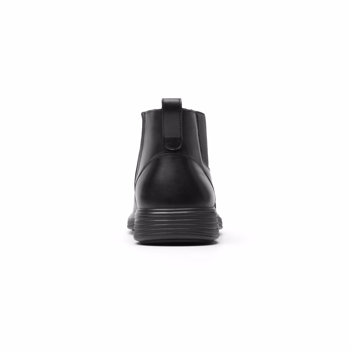 59305-negro-atras Botin para Oficina Flexi con Tecnología Walking Soft para Hombre - Estilo 59305 Negro