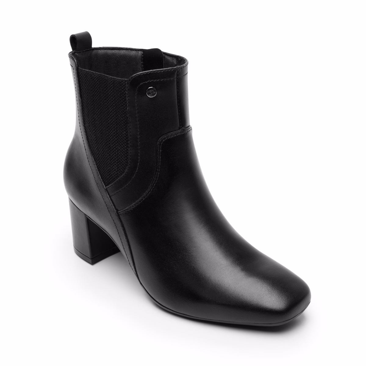 119709-negro-derecha Botín Tacón Bajo Flexi para Mujer con Cierre Interno - Estilo 119709 Negro