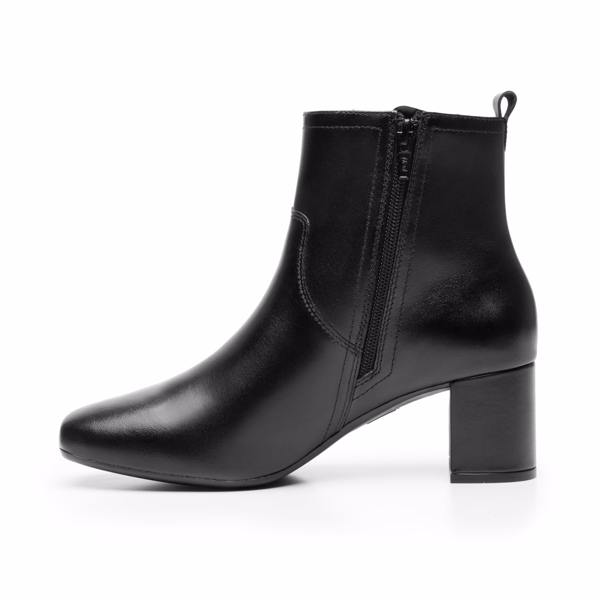 119709-negro-interior Botín Tacón Bajo Flexi para Mujer con Cierre Interno - Estilo 119709 Negro
