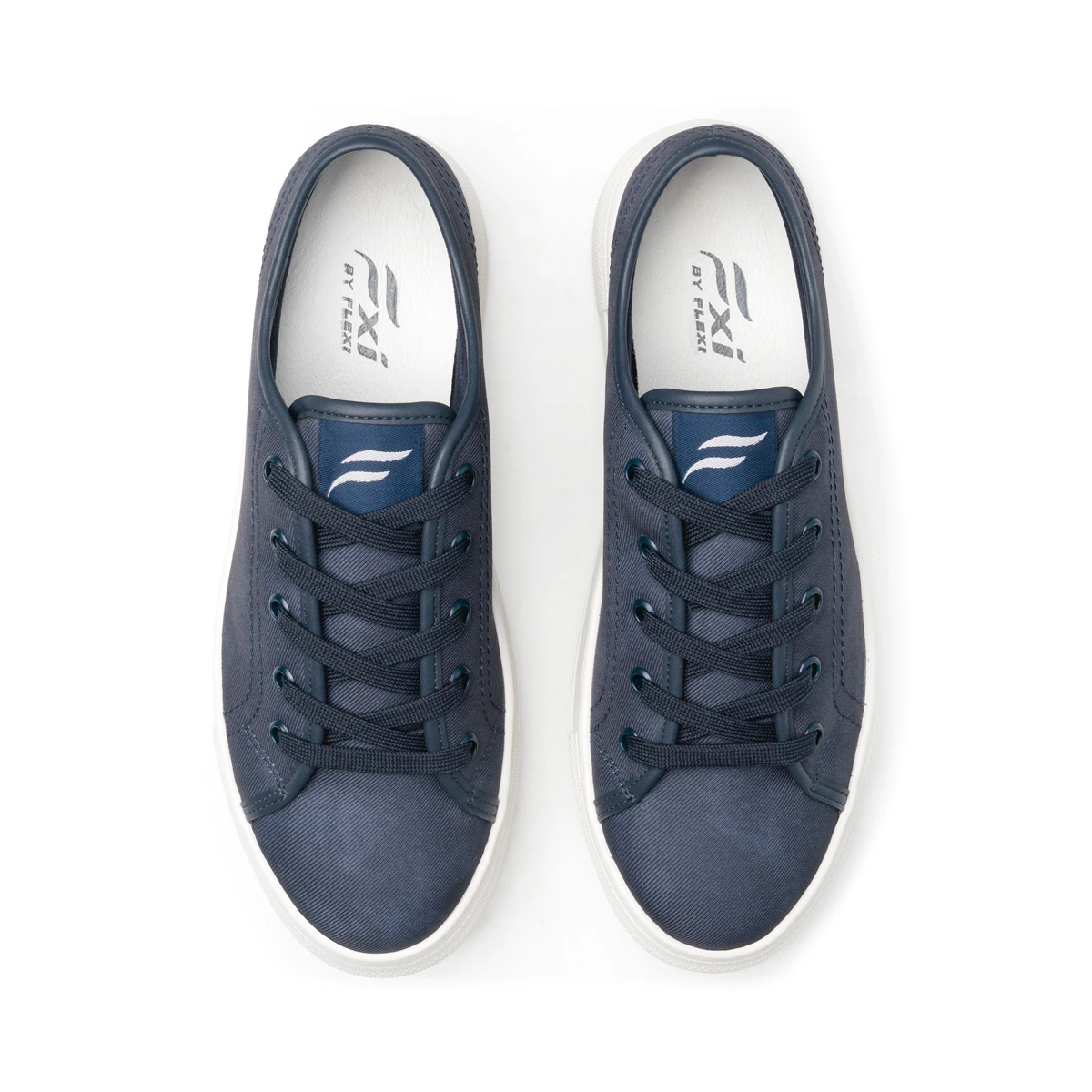 125401-mezclilla-arriba Sneaker Plataforma Flexi para Mujer con Flowtek - Estilo 125401 Mezclilla