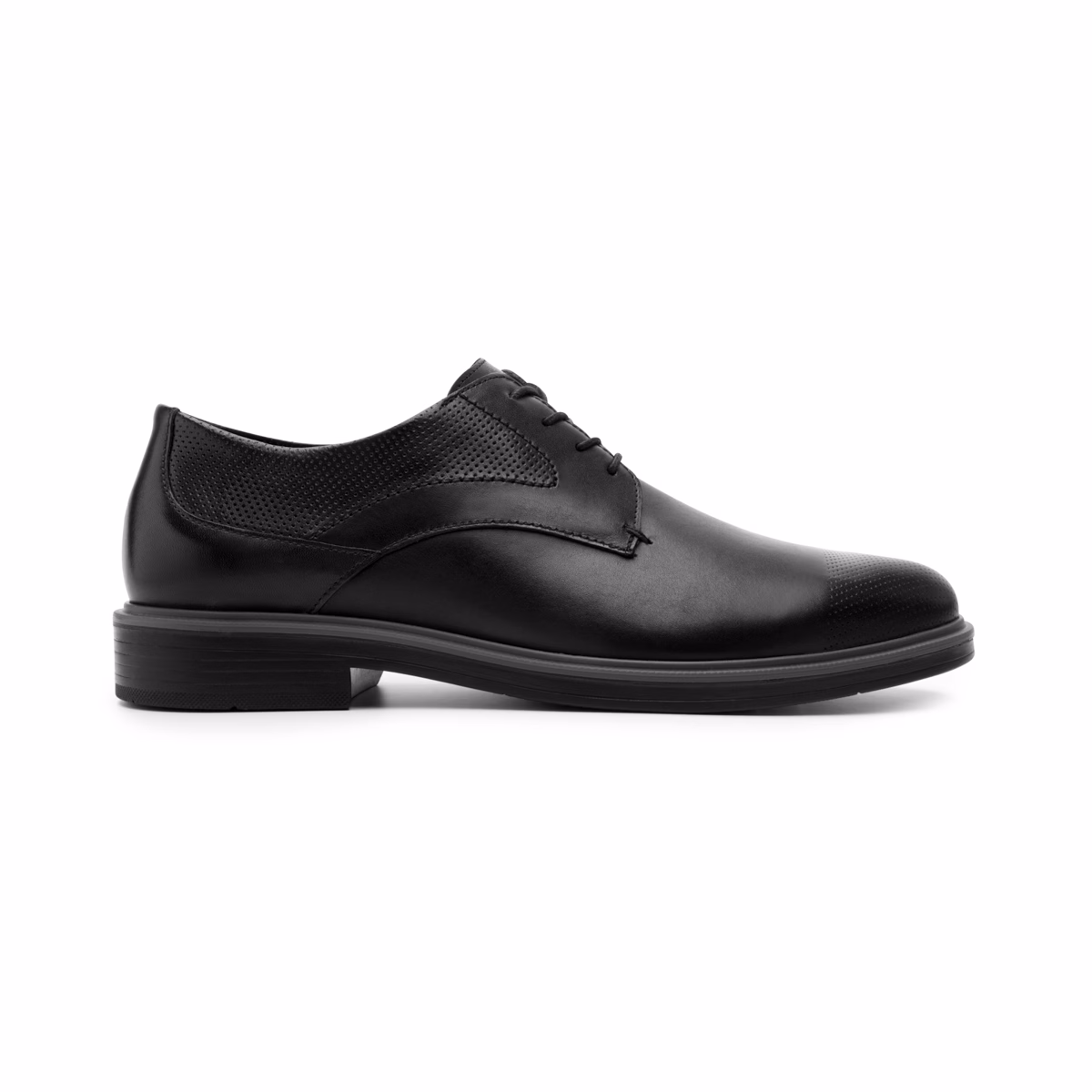 Derby Con Agujetas Flexi Para Hombre - Estilo 400111 Negro