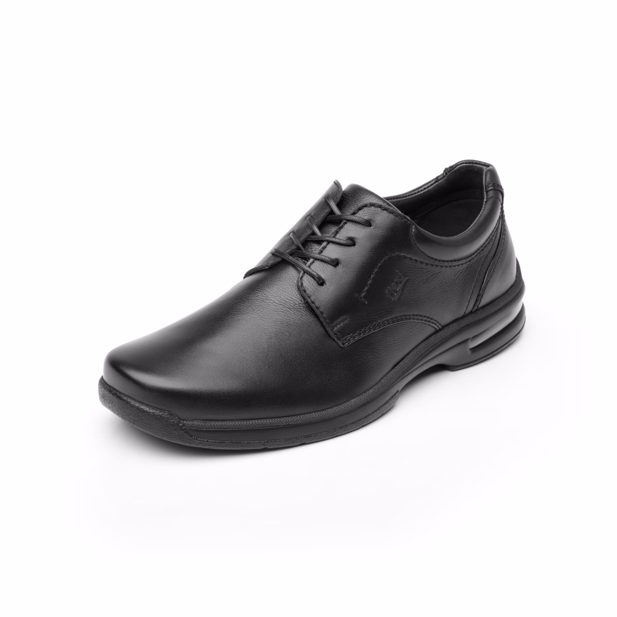 402801-negro-izquierda Zapato Casual Flexi Para Hombre con Cápsula de Aire - Estilo 402801 Negro