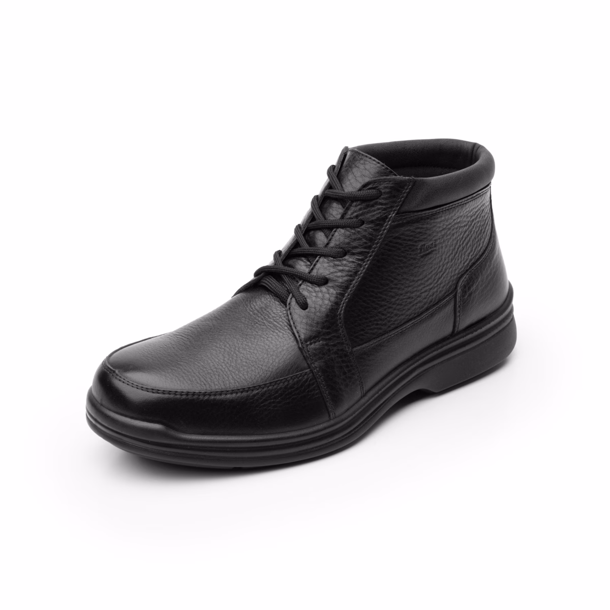 404803-negro-izquierda Botín Casual Flexi Para Hombre Con Sistema Walking Soft - Estilo 404803 Negro