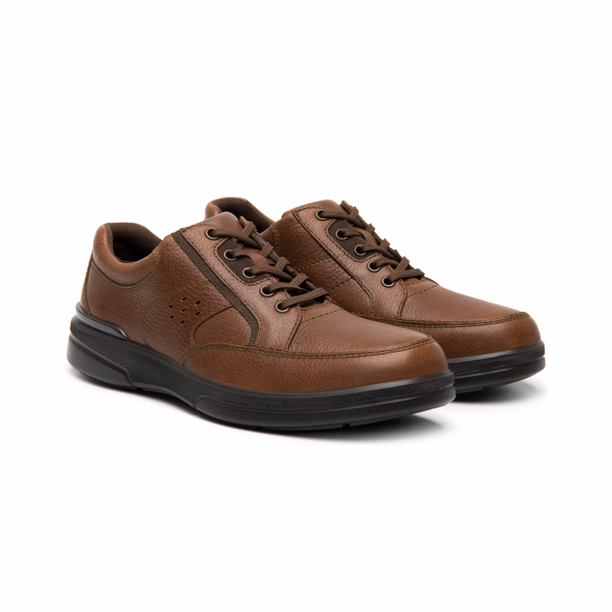 Mocasín Ajustable Flexi Para Hombre con Amarre Frontal - Estilo 410605 Brandy