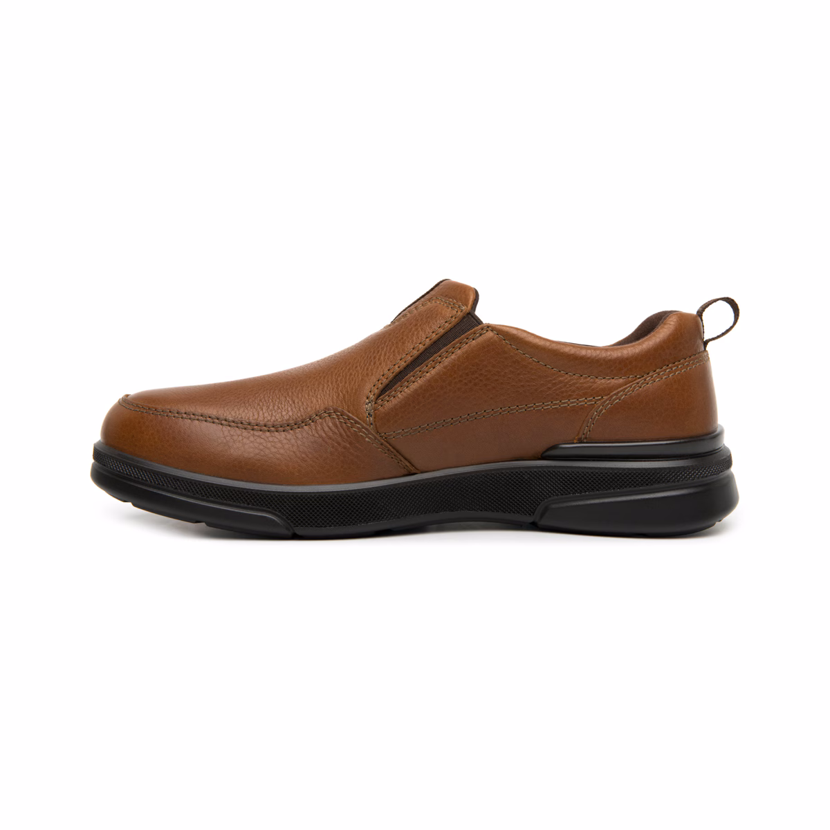 410606-tan-interior Mocasín Slip On Flexi Para Hombre con Ajuste Elástico - Estilo 410606 Tan