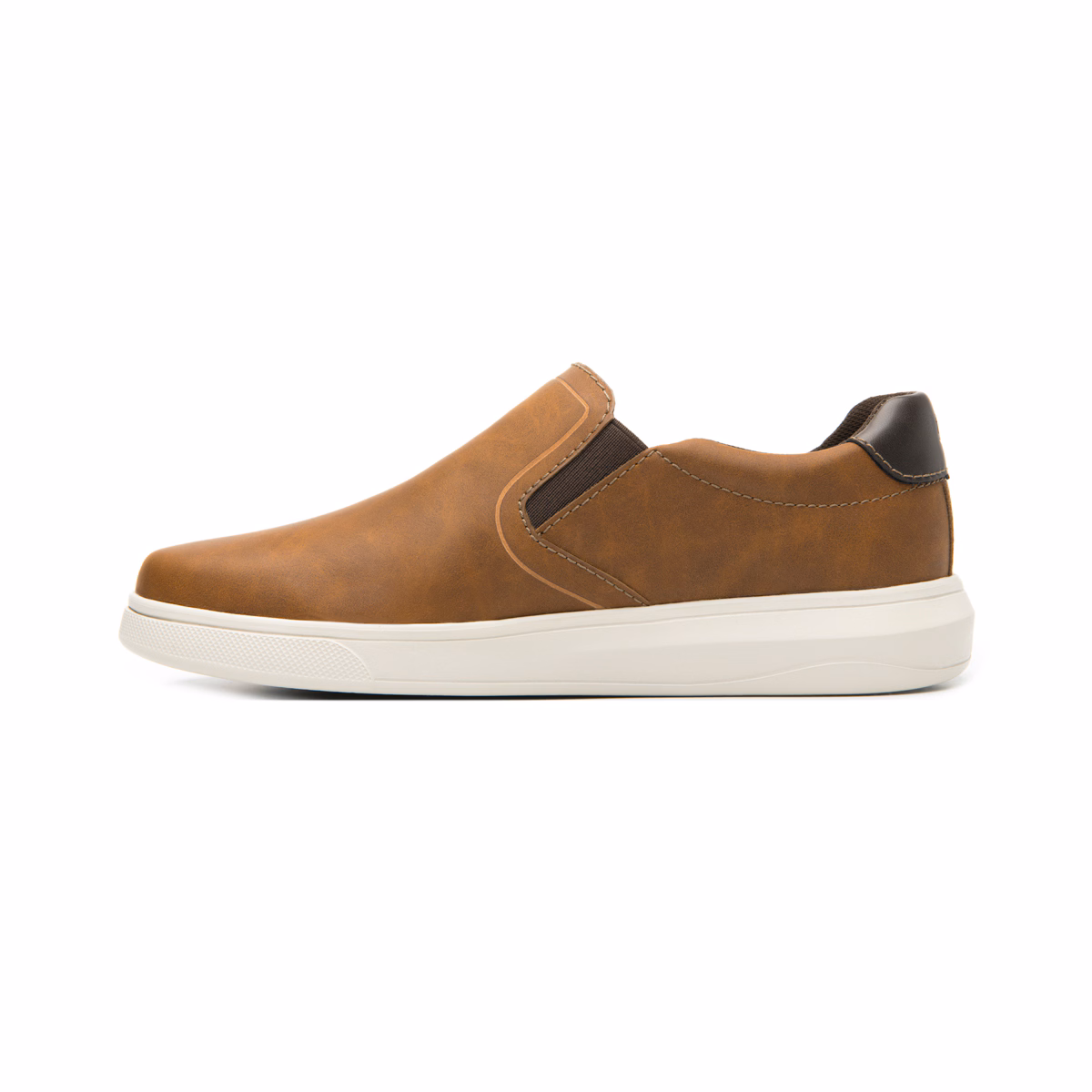 415305-cafe-interior Slip On De Servicio Flexi para Hombre con Ligereza - Estilo 415305 Cafe