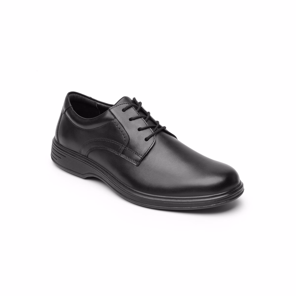 59301-negro-derecha Zapato Casual Flexi Para Hombre Ideal para Oficina - Estilo 59301 Negro