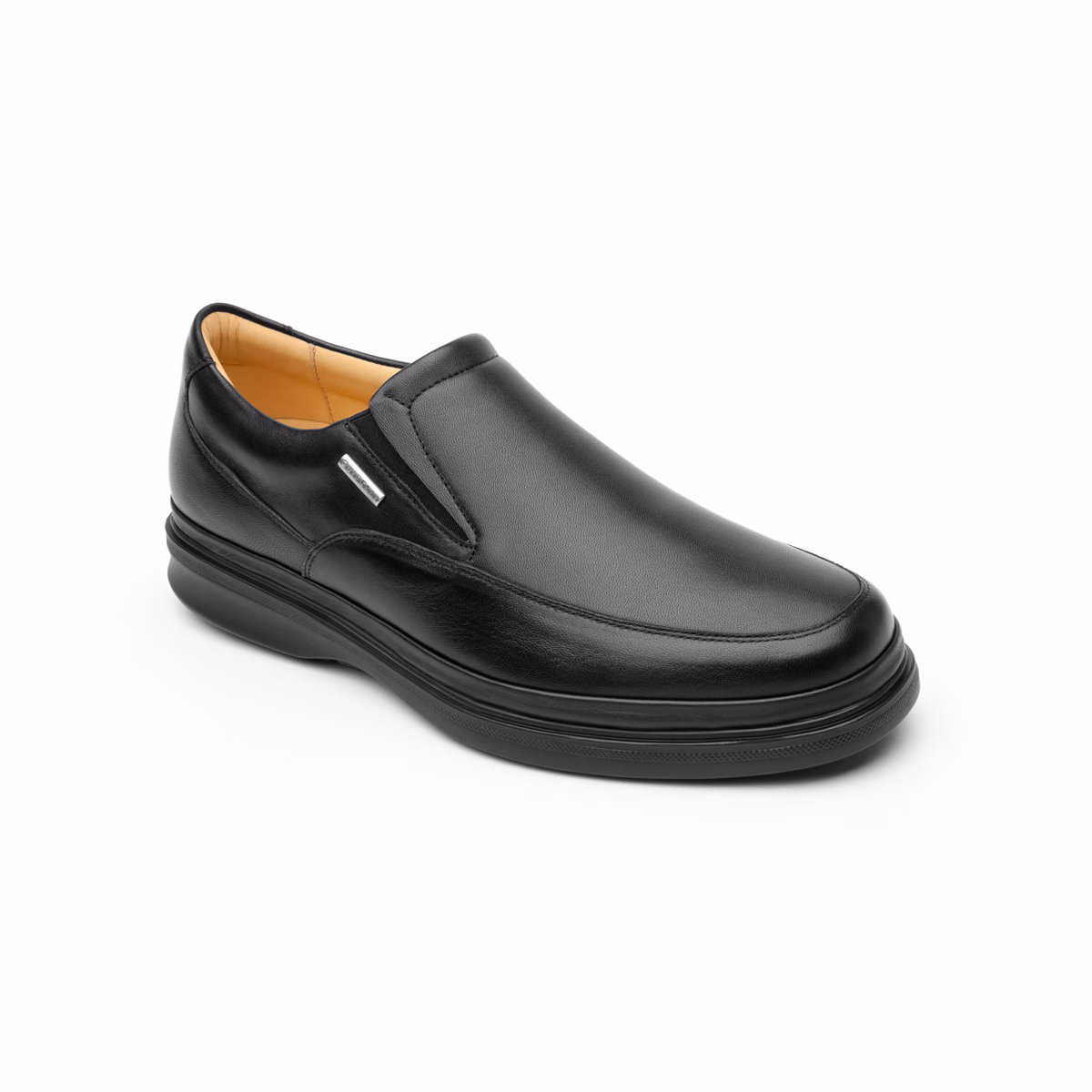700803-negro-derecha Mocasín Clásico Quirelli Con Piel De Borrego y Elegancia Para Hombre - Estilo 700803 Negro