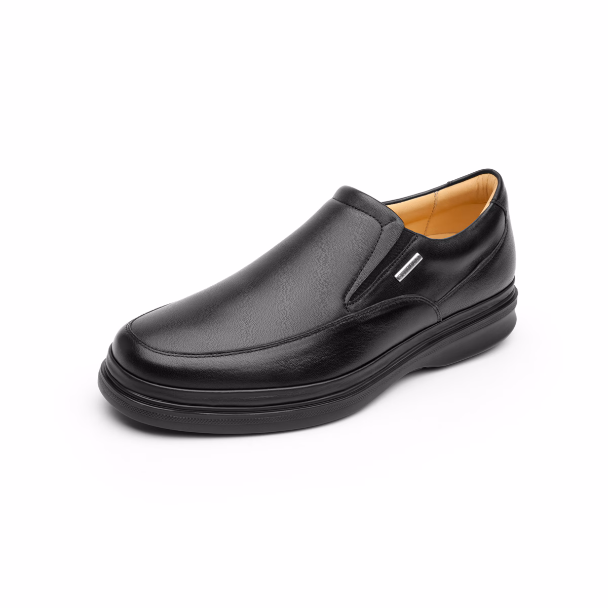 700803-negro-izquierda Mocasín Clásico Quirelli Con Piel De Borrego y Elegancia Para Hombre - Estilo 700803 Negro