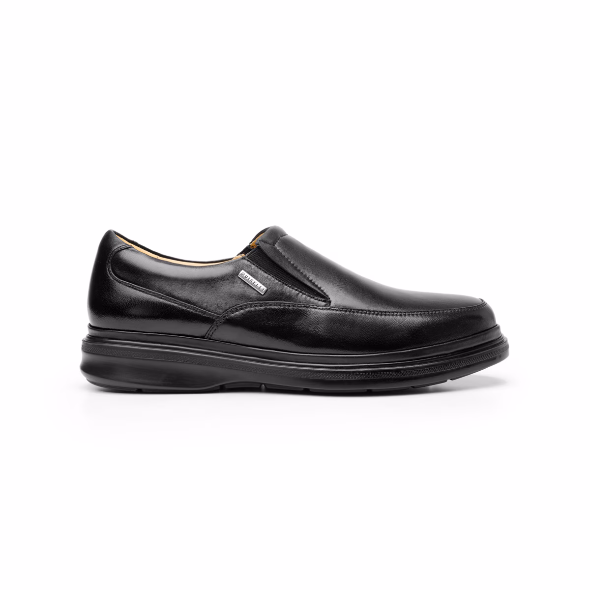 Mocasín Clásico Quirelli Con Piel De Borrego y Elegancia Para Hombre - Estilo 700803 Negro