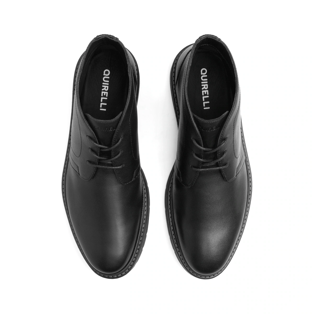 Botín Chukka Quirelli para Hombre en California Auténtico - Estilo 706606 Negro