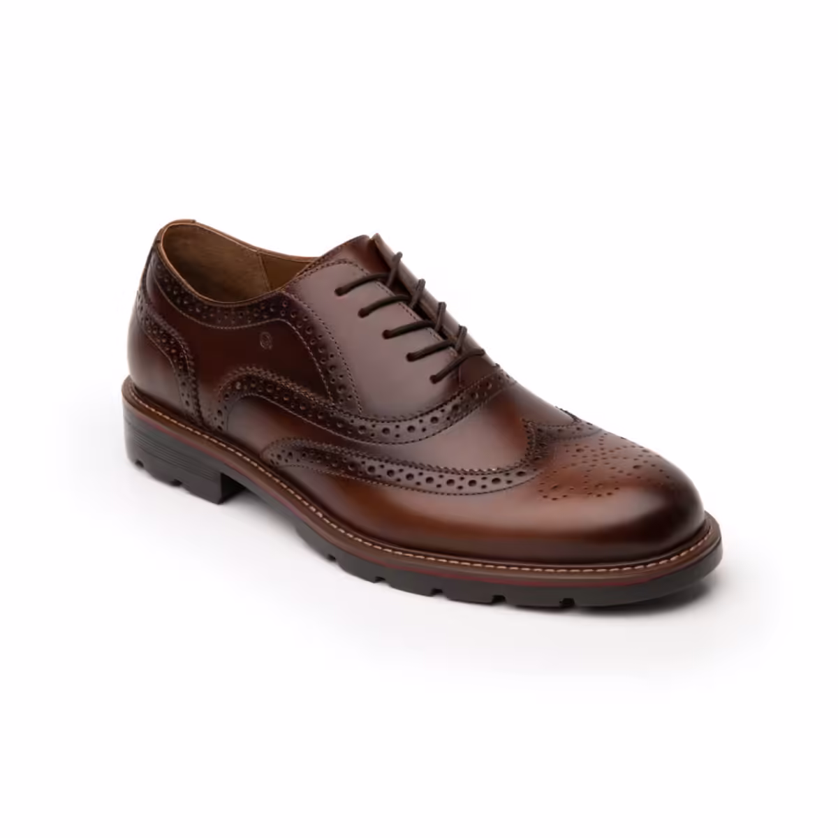 88602-cognac-derecha Título Similar Zapato Bostoniano Quirelli para Hombre con Suela en Contraste - Estilo 88602 Miel