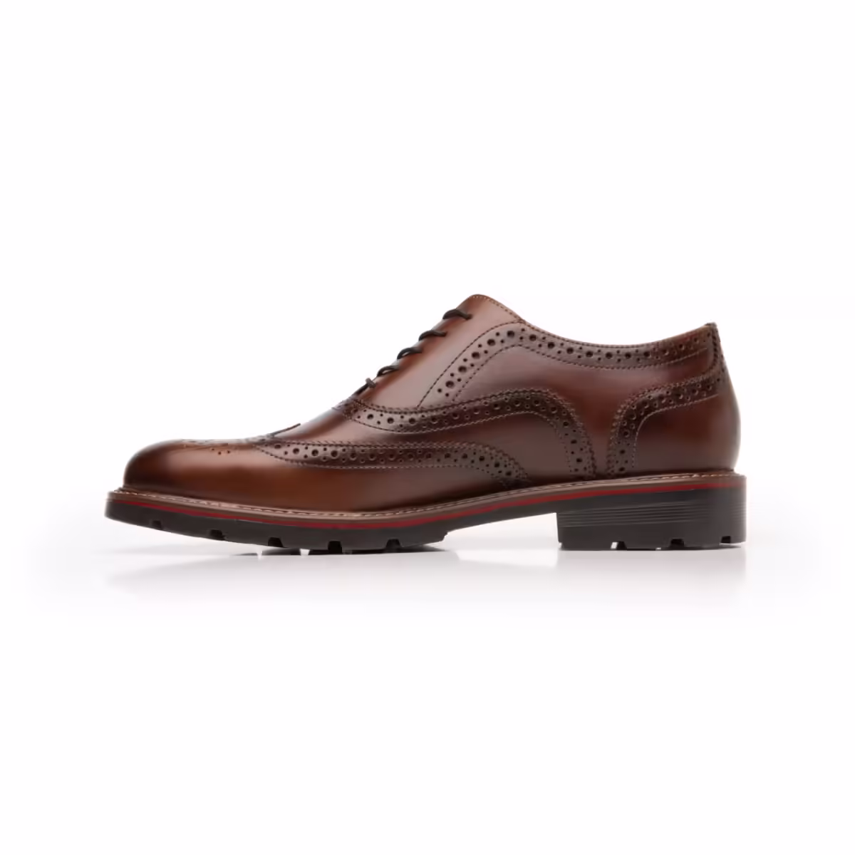 88602-cognac-interior Título Similar Zapato Bostoniano Quirelli para Hombre con Suela en Contraste - Estilo 88602 Miel