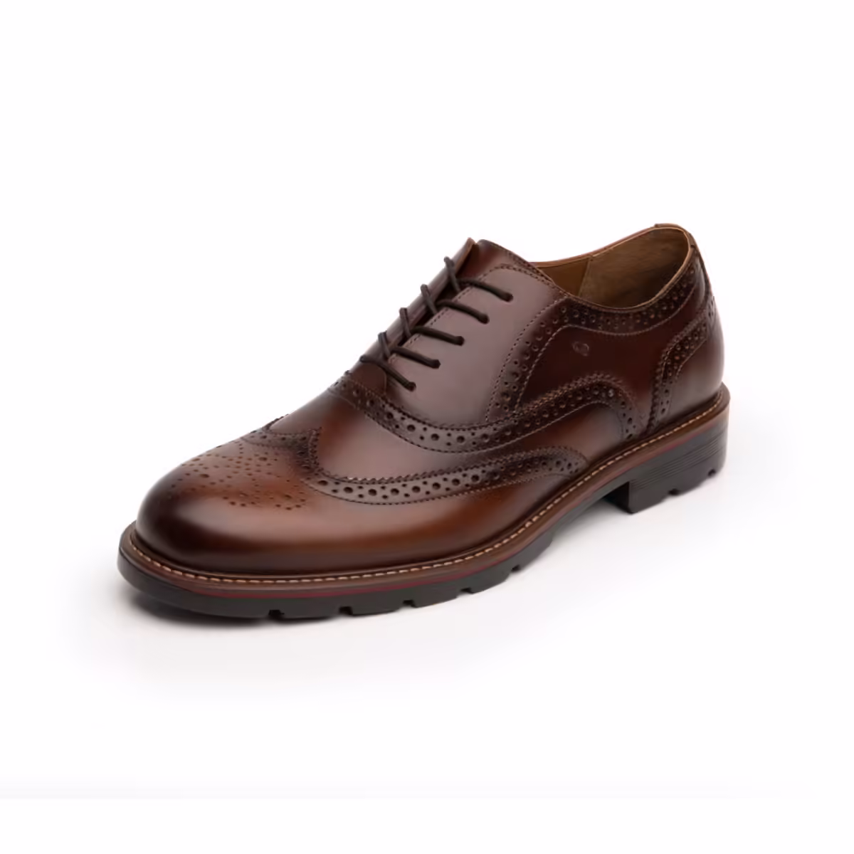 88602-cognac-izquierda Título Similar Zapato Bostoniano Quirelli para Hombre con Suela en Contraste - Estilo 88602 Miel
