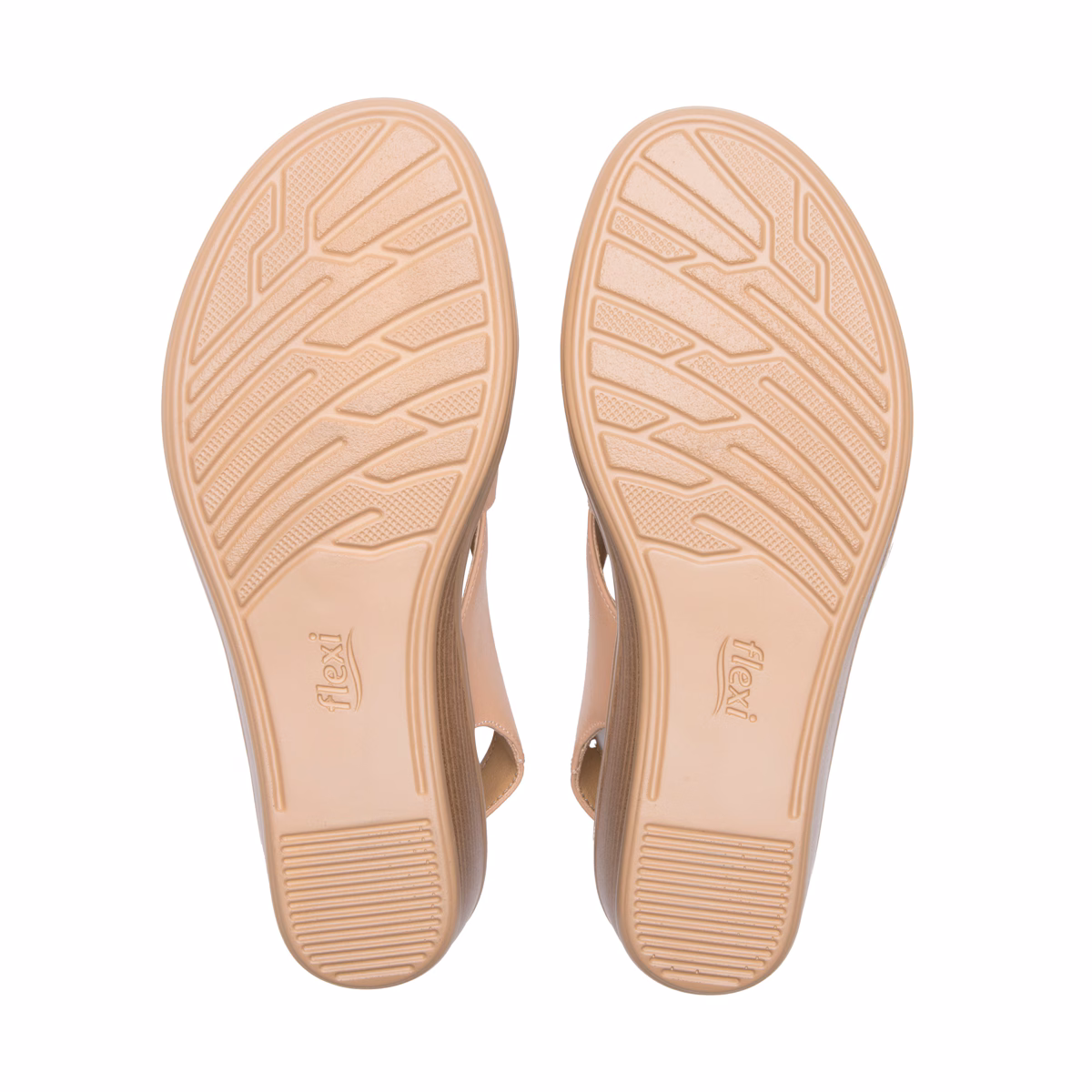 123716-petalos-abajo-par Sandalia Cuña Baja Flexi para Mujer con Diseño Elegante - Estilo 123716 Petalos