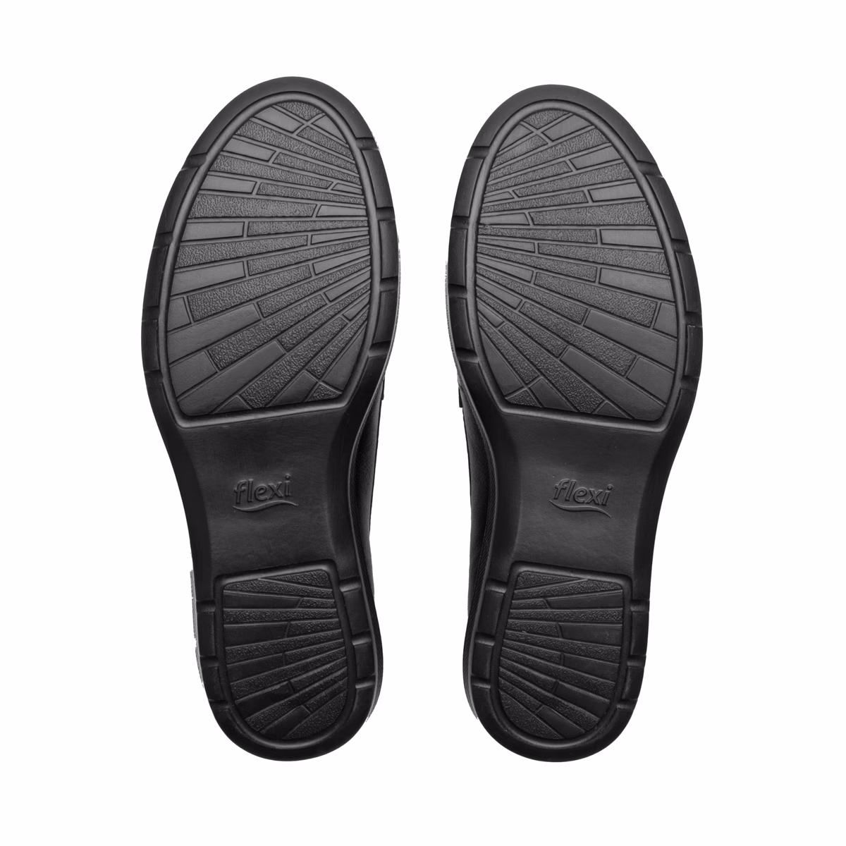 126711-negro-abajo-par Slip On Casual Flexi para Mujer con Modelo Minimalista - Estilo 126711 Negro