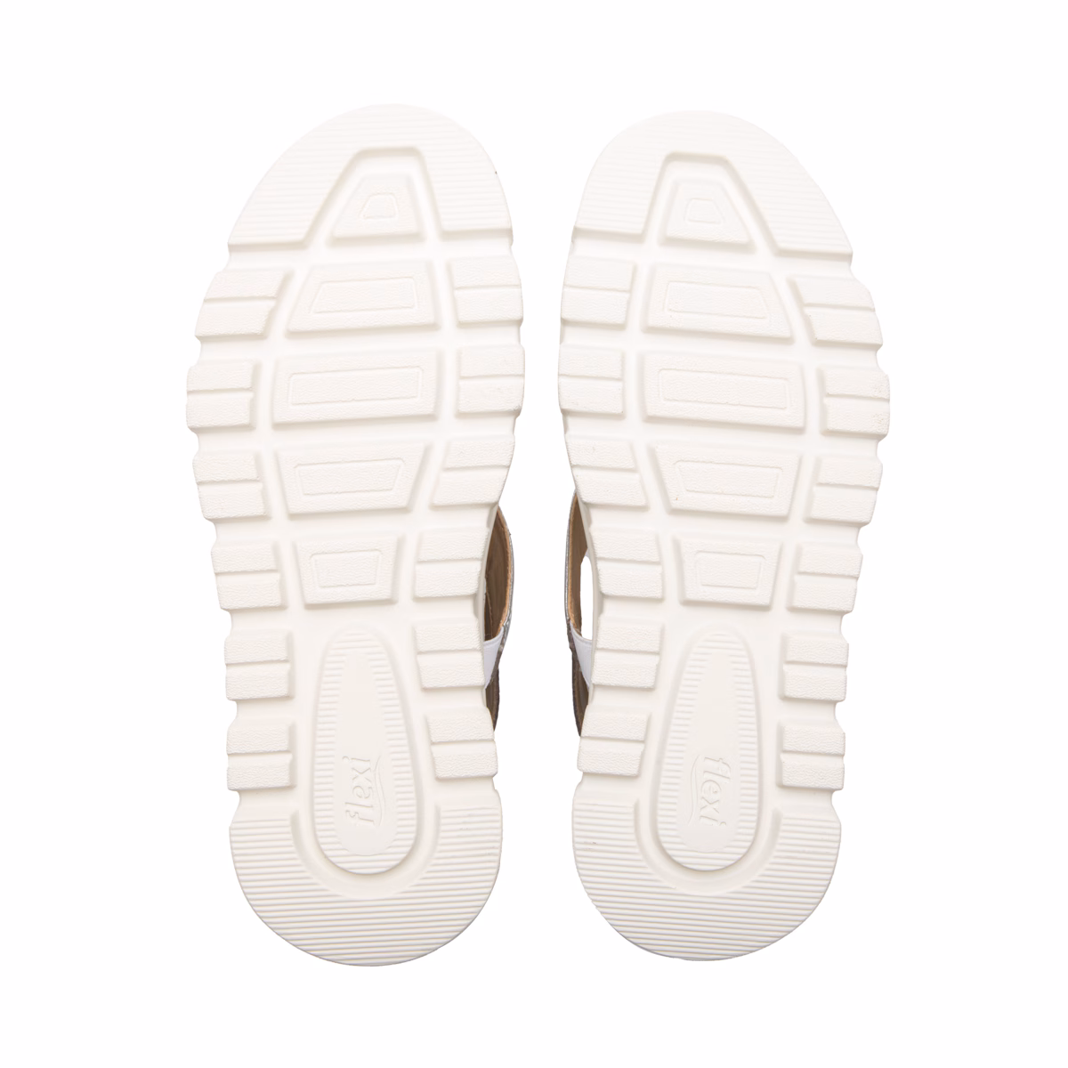 128513-plata-abajo-par Sandalia Plataforma Casual Flexi para Mujer con Diseño Moderno - Estilo 128513 Plata
