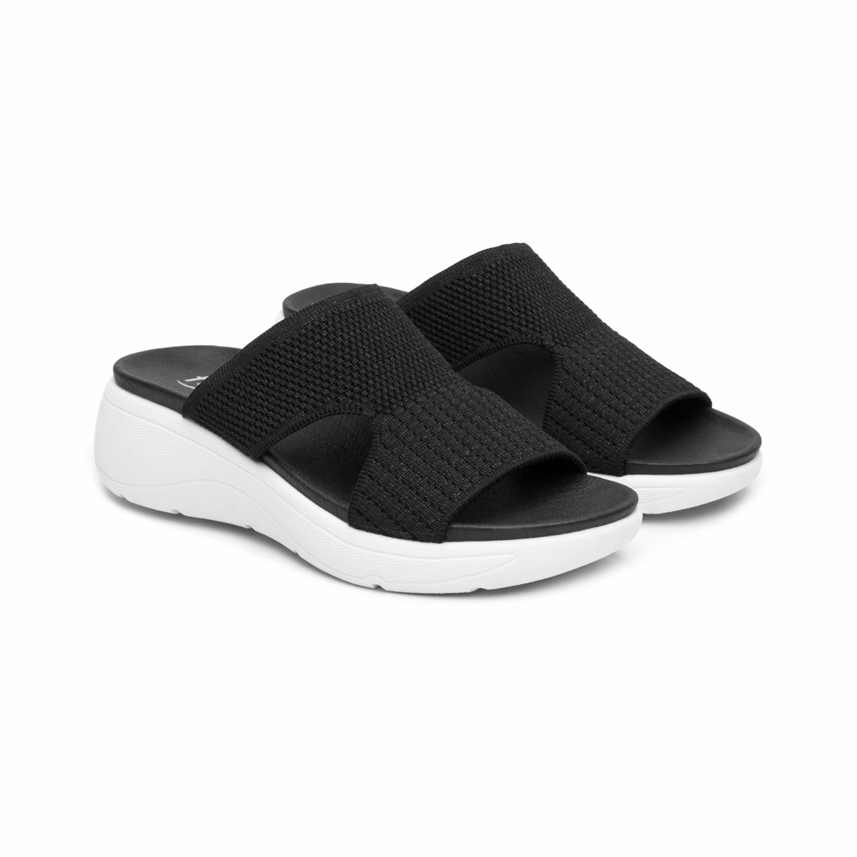 135101-negro-derecha-par Sandalia Casual Flexi Para Mujer con Diseño Versátil - Estilo 135101 Negro