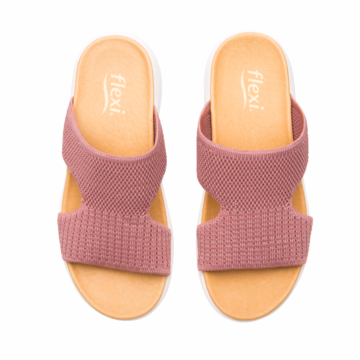 135101-rosa-arriba-par Sandalia Casual Flexi Para Mujer con Diseño Versátil - Estilo 135101 Rosa